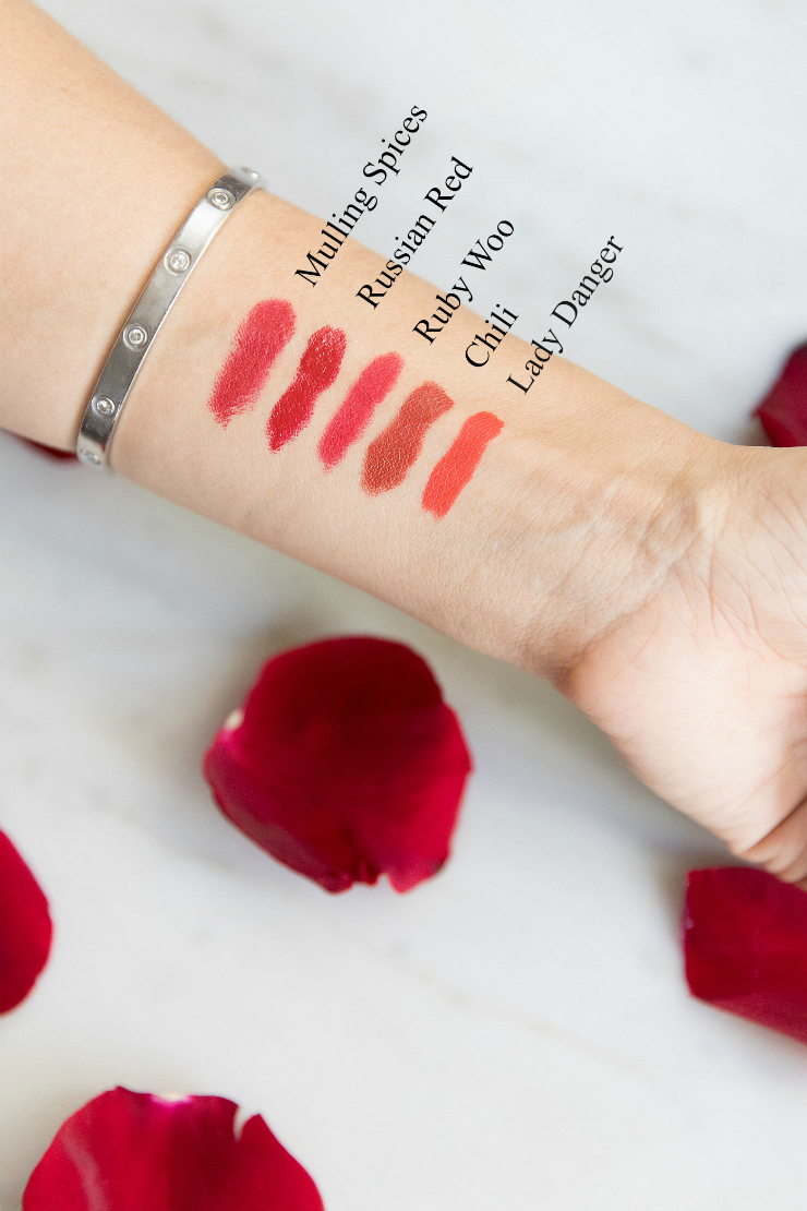 Five Red Lipsticks to Try - Layne