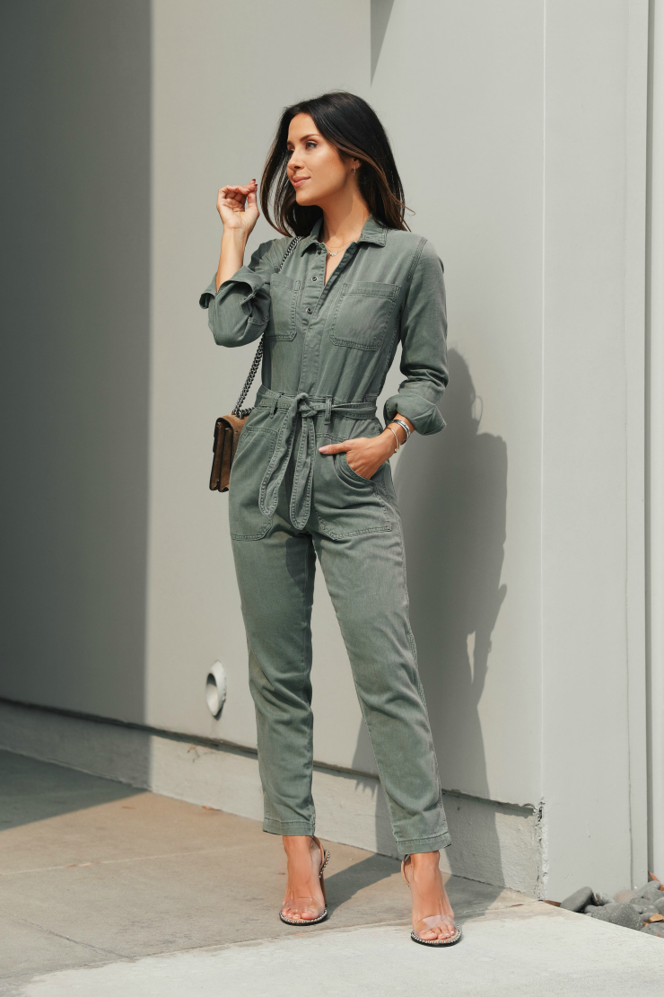 How To Style 6 Different Utility Jumpsuits  Womens jumpsuit outfits,  Jumpsuit outfit casual, Work jumpsuit outfit